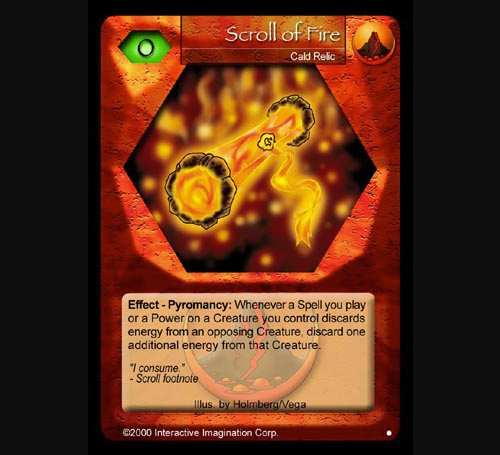 Scroll of Fire - Foil